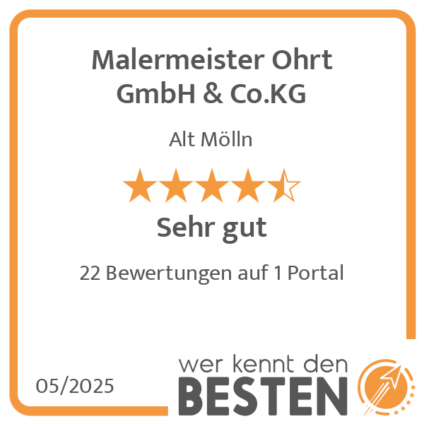 Malermeister Ohrt GmbH & Co.KG in Alt Mölln - Logo
