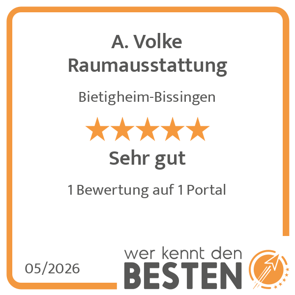 A. Volke Raumausstattung - werkenntdenBESTEN.de Qu …