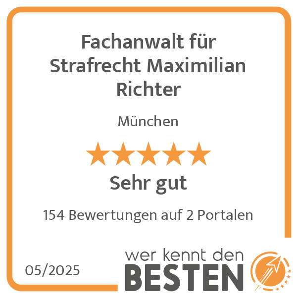 Fachanwalt für Strafrecht Maximilian Richter in München - Logo