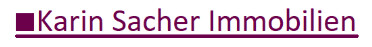 Logo von Karin Sacher Immobilien