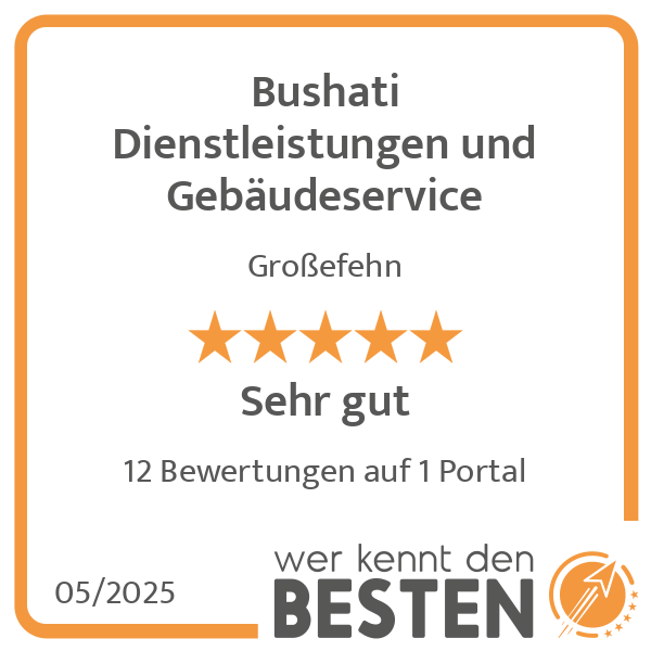 Bushati Dienstleistungen und Gebäudeservice in Großefehn - Logo