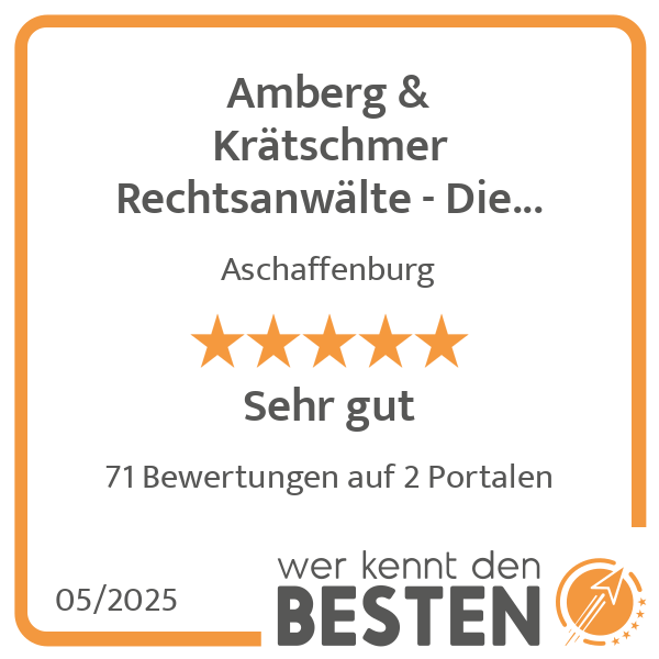 Amberg & Krätschmer Rechtsanwälte - Die Arbeitnehmerkanzlei in Aschaffenburg - Logo