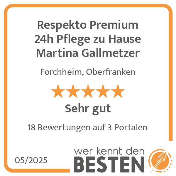 Respekto Premium 24h Pflege zu Hause Martina Gallmetzer in Forchheim in Oberfranken - Logo