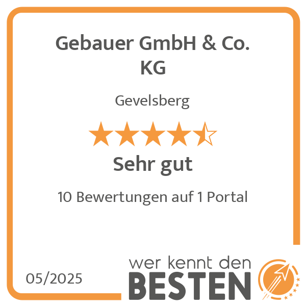 Gebauer GmbH & Co. KG in Gevelsberg - Logo