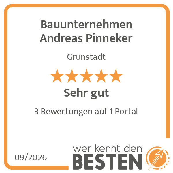 Bauunternehmen Andreas Pinneker - werkenntdenBESTE …