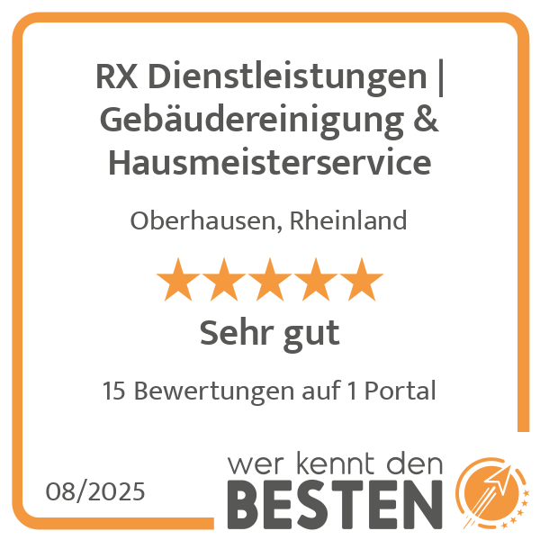RX Dienstleistungen Gebäudereinigung & Hausmeisterservice in Oberhausen im Rheinland - Logo