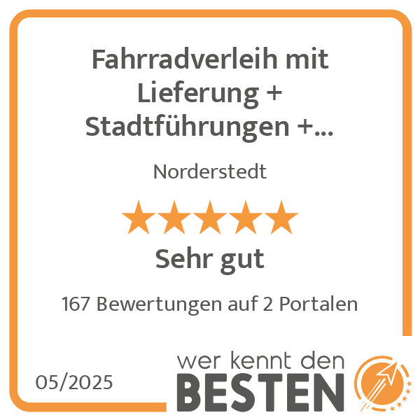 Fahrradverleih mit Lieferung + Stadtführungen + Fahrrad Abos in Norderstedt - Logo