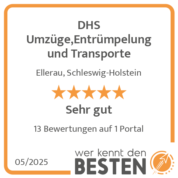 DHS Umzüge,Entrümpelung und Transporte in Ellerau in Holstein - Logo