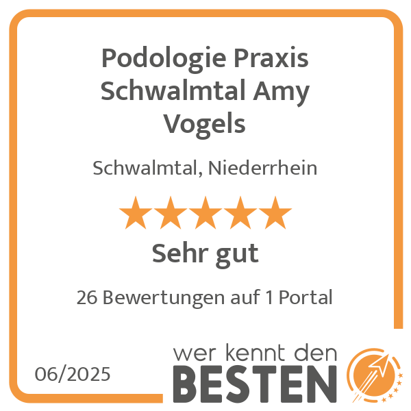 Podologie Praxis Schwalmtal Amy Vogels in Schwalmtal am Niederrhein - Logo Podologie Praxis Schwalmtal Amy Vogels in Schwalmtal am Niederrhein - Logo