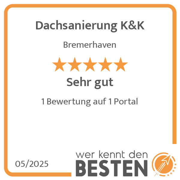 Dachsanierung K&K in Bremerhaven - Logo