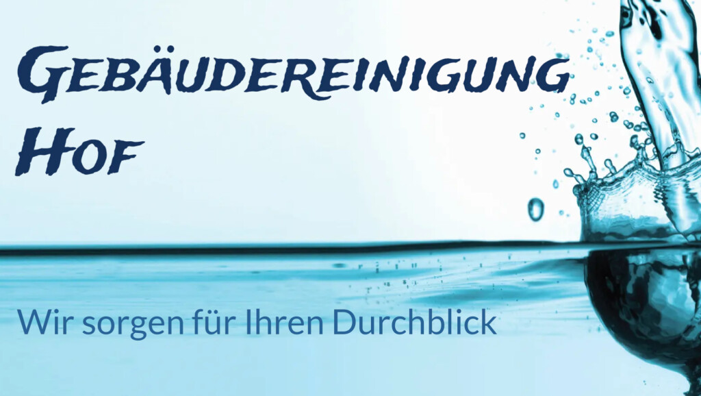 Logo von Gebäudereinigung Hof