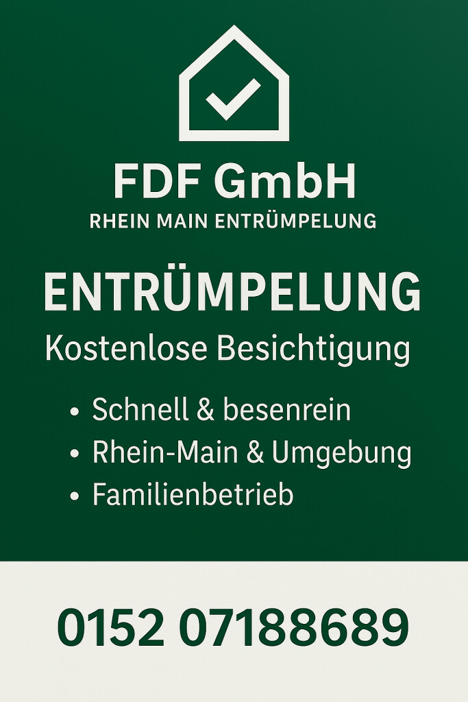 FDF Entrümpelung GmbH in Schmitten im Taunus - Logo
