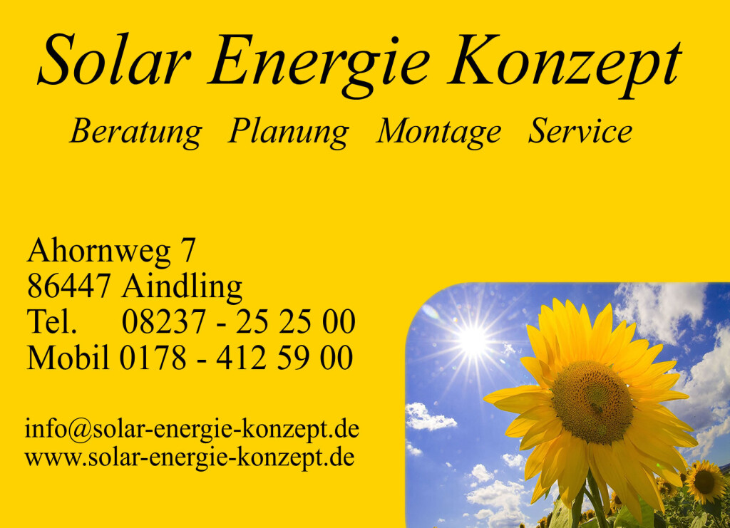 Logo von Solar Energie Konzept e.K.