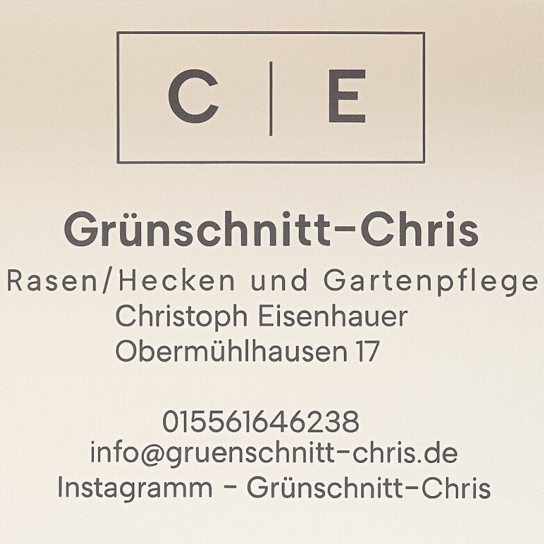 Grünschnitt Chris in Dießen am Ammersee - Logo