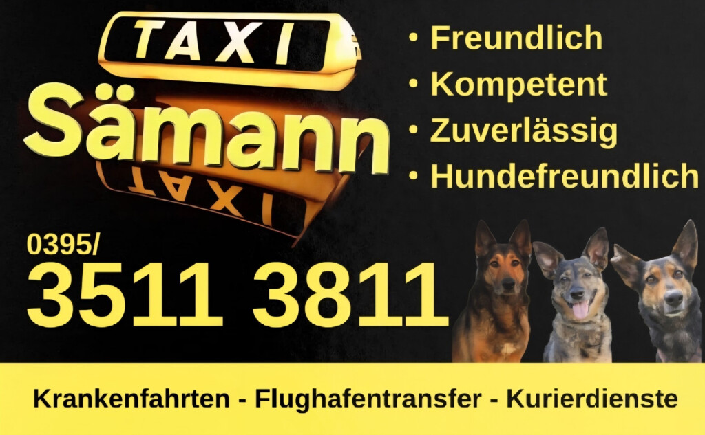 Taxiunternehmen Sämann in Neubrandenburg - Logo