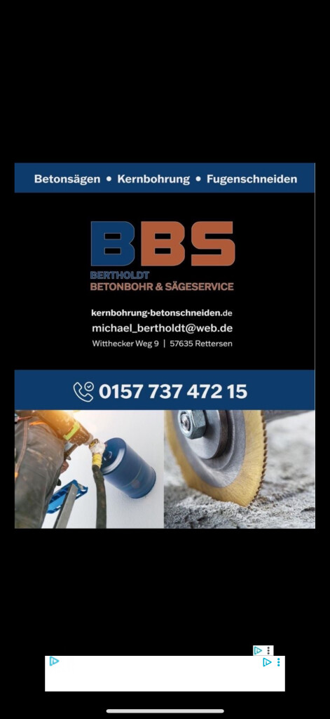 BBS - Bertholdt Betonbohr- & Sägeservice - Kernbohrung in Lohmar - Logo