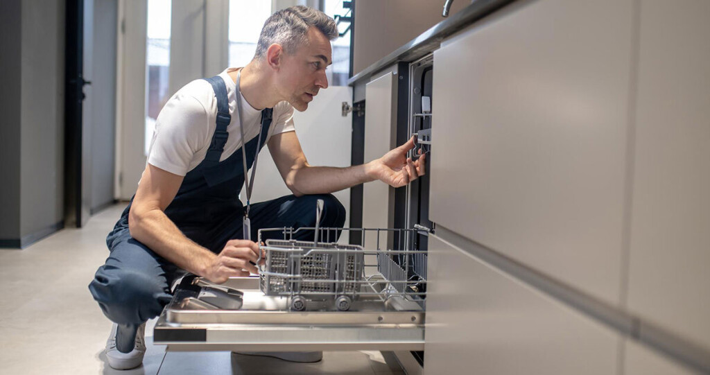 White Goods Reparatur Top-bewertet Reparaturservice Geschirrspüler Waschmaschine Trockner Backofen Induktion Bosch Siemens Neff Miele Gaggenau AEG IKEA Baukecht Notdienst Kundendienst Sofortdienst Haushaltsgeräte Generalüberholte Geräte in Berlin - Logo