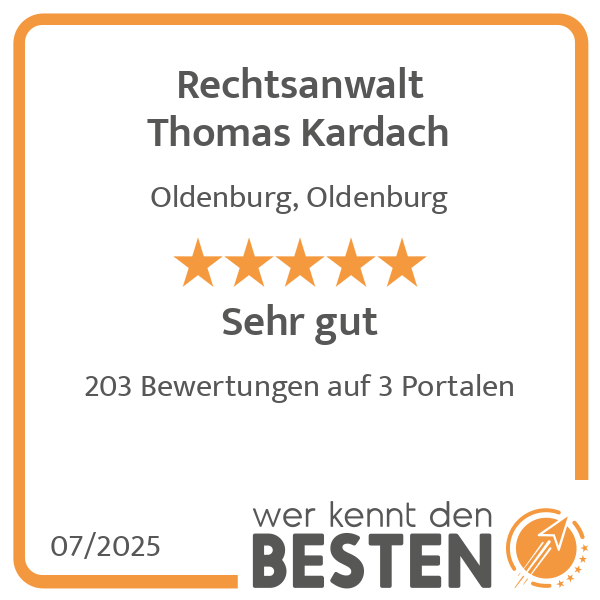 Rechtsanwalt Thomas Kardach in Oldenburg in Oldenburg - Logo