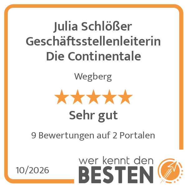 Julia Schlößer Geschäftsstellenleiterin Die Contin …