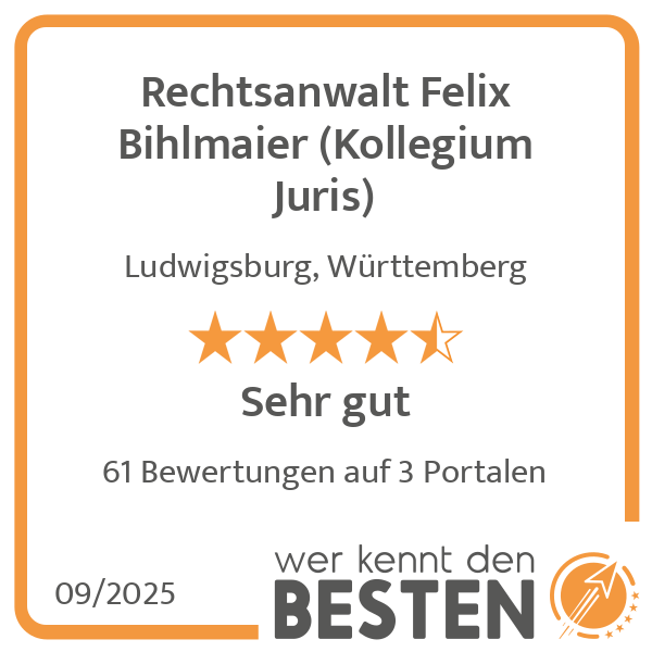 Rechtsanwalt Felix Bihlmaier (Kollegium Juris) in Ludwigsburg in Württemberg - Logo