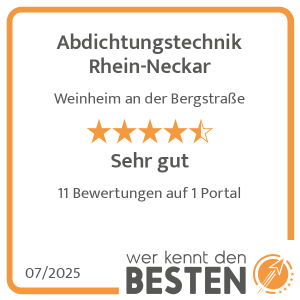 Abdichtungstechnik Rhein-Neckar in Weinheim an der Bergstraße - Logo