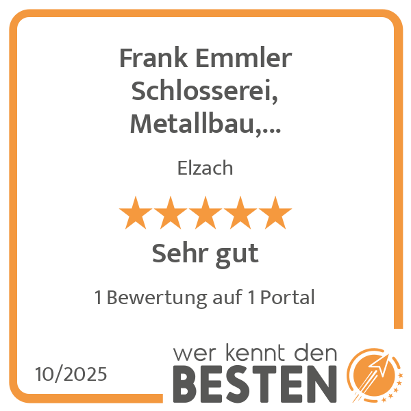 Frank Emmler Schlosserei, Metallbau, Kunstschmiede …