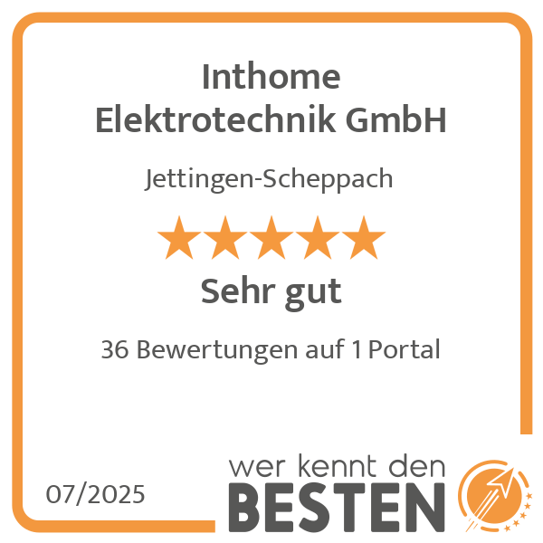 Inthome Elektrotechnik GmbH in Jettingen Scheppach - Logo