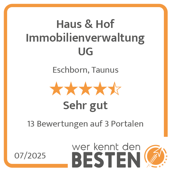 Haus & Hof Immobilienverwaltung UG in Eschborn im Taunus - Logo