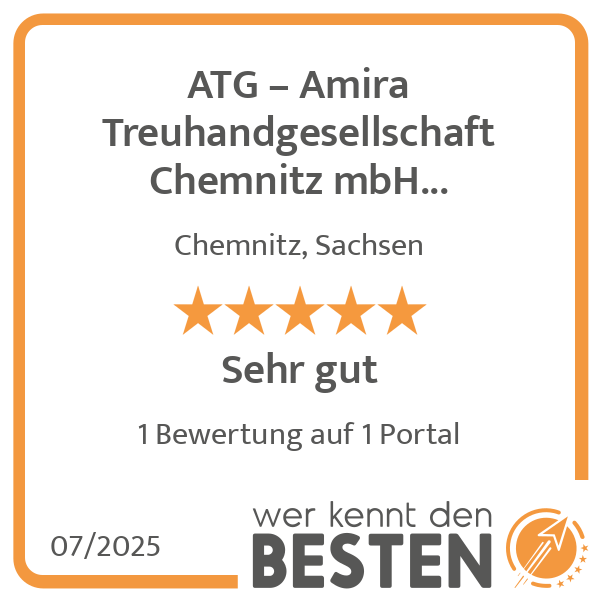 ATG – Amira Treuhandgesellschaft Chemnitz mbH Steuerberatungsgesellschaft in Chemnitz - Logo