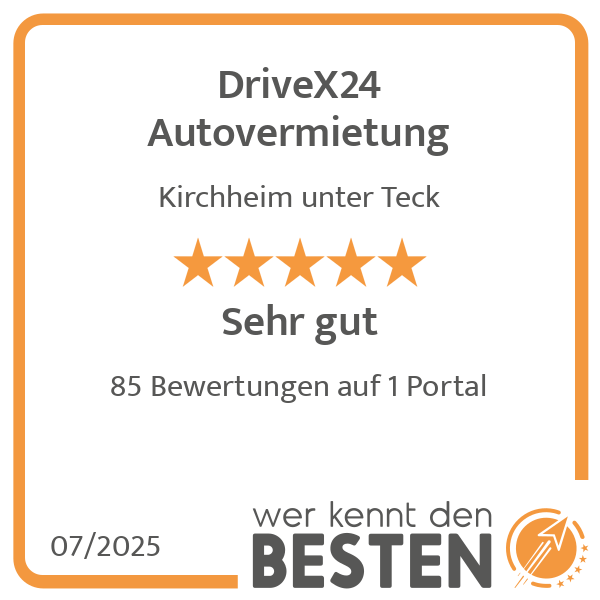 DriveX24 Autovermietung in Kirchheim unter Teck - Logo DriveX24 Autovermietung in Kirchheim unter Teck - Logo