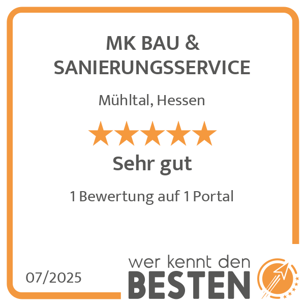 MK BAU & SANIERUNGSSERVICE in Mühltal in Hessen - Logo