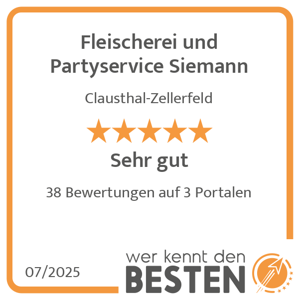Fleischerei und Partyservice Siemann in Clausthal Zellerfeld - Logo