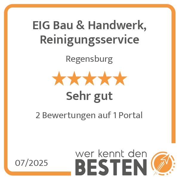 EIG Bau & Handwerk, Reinigungsservice in Regensburg - Logo