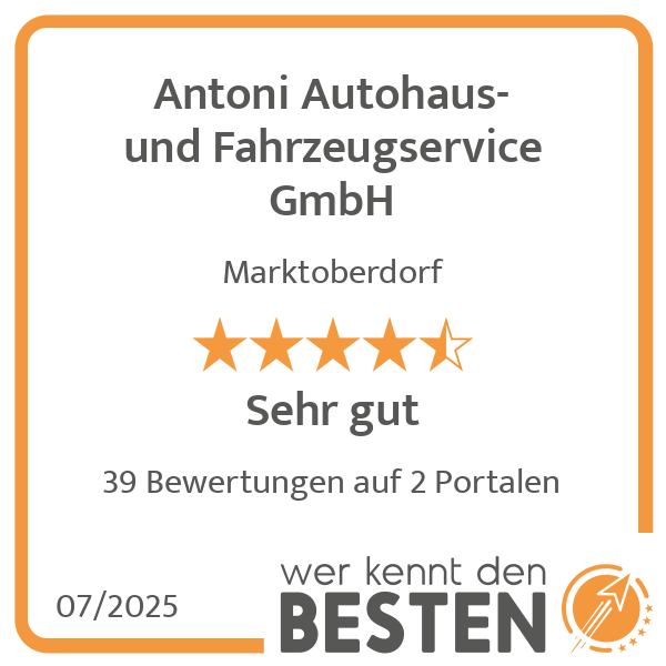 Antoni Autohaus- und Fahrzeugservice GmbH in Marktoberdorf - Logo