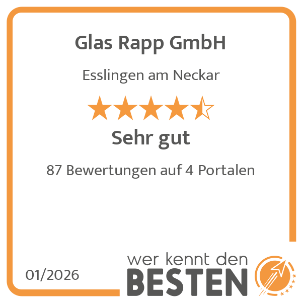 Glas Rapp GmbH - werkenntdenBESTEN.de Qualitätssie …