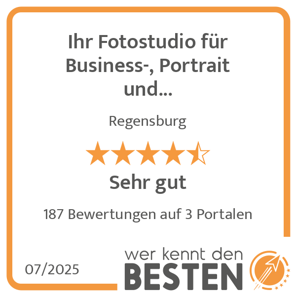 Ihr Fotostudio für Business-, Portrait und Hochzeitsfotografie in Regensburg - Logo