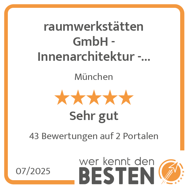 raumwerkstätten GmbH - Innenarchitektur - Küchen & Bäder in München - Logo
