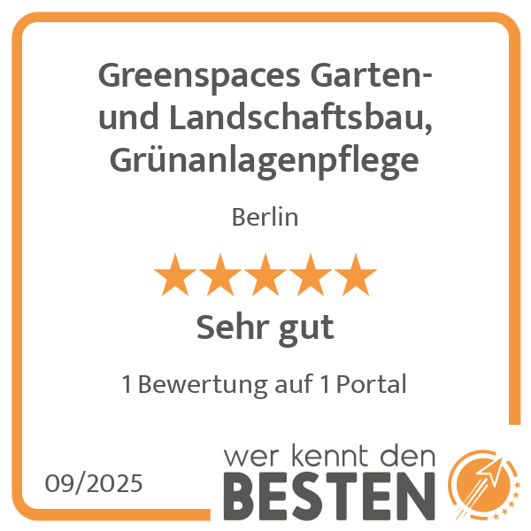 Greenspaces Garten- und Landschaftsbau, Grünanlagenpflege in Berlin - Logo