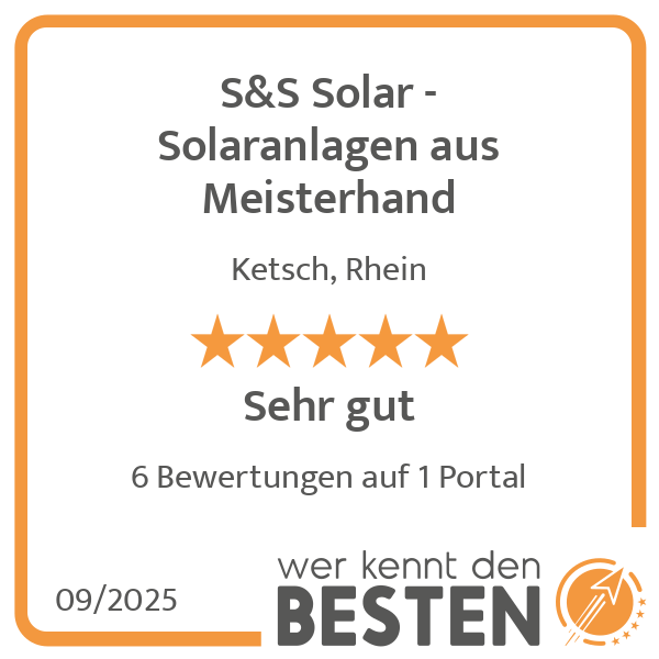 S&S Solar - Solaranlagen aus Meisterhand in Ketsch am Rhein - Logo