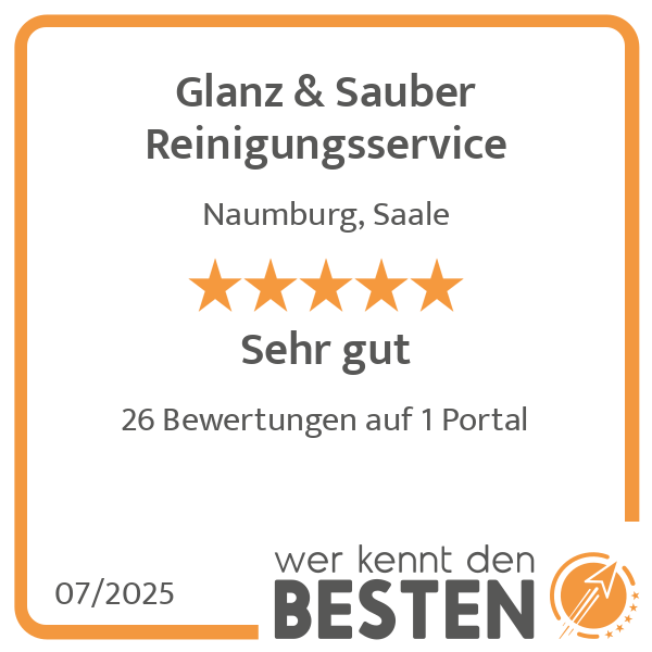 Glanz & Sauber Reinigungsservice in Naumburg an der Saale - Logo