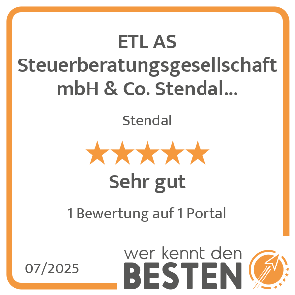 ETL AS Steuerberatungsgesellschaft mbH & Co. Stendal KG in Stendal - Logo