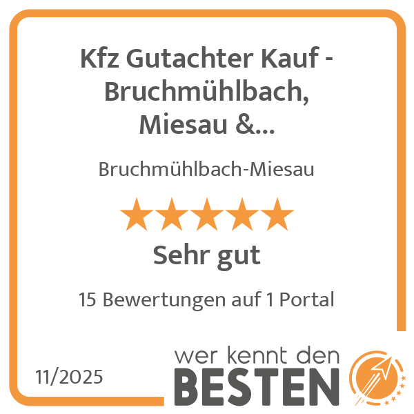 Kfz Gutachter Kauf - Bruchmühlbach, Miesau & Kaise …