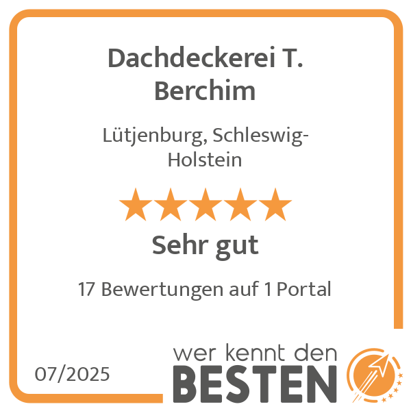 Dachdeckerei T. Berchim in Lütjenburg - Logo