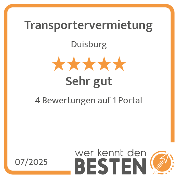 Transportervermietung in Duisburg - Logo