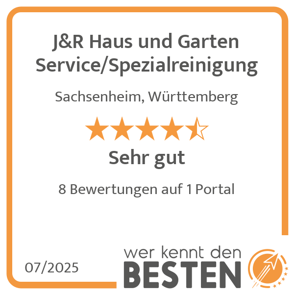 J&R Haus und Garten Service/Spezialreinigung in Sachsenheim in Württemberg - Logo