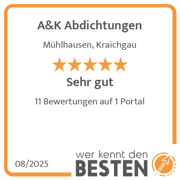 A&K Abdichtungen in Mühlhausen im Kraichgau - Logo