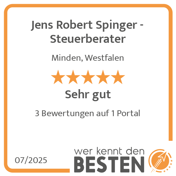 Jens Robert Spinger - Steuerberater in Minden in Westfalen - Logo