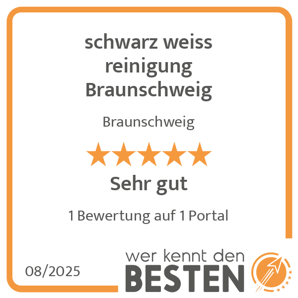schwarz weiss reinigung Braunschweig in Braunschweig - Logo