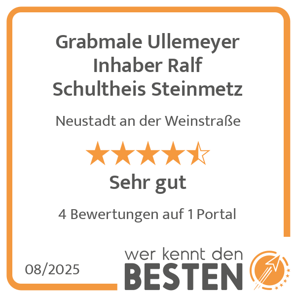 Grabmale Ullemeyer Inhaber Ralf Schultheis Steinmetz in Neustadt an der Weinstrasse - Logo