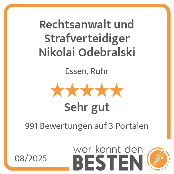 Rechtsanwalt und Strafverteidiger Nikolai Odebralski in Essen - Logo